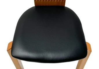 Post-Modern Slatted High Back Dining Room Chairs by Pietro Costantini, 1980s